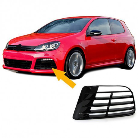 Body kit a vizuálne doplnky RACES maska chladiča pre VW Golf 6 5K1 09-13, ľavý | race-shop.sk