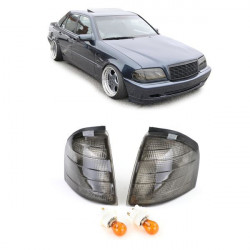 Smerovky čierna tmavé (pár) pre Mercedes C Class W202 93-00