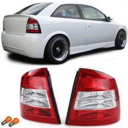 Zadné svetlá červeno-číre (pár) pre Opel Astra G CC 98-05