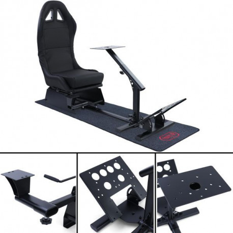 SIM Racing Konzola simulátora/ playseat (set) 6 so sedačkou + koberec pre Playstation Xbox PC | race-shop.sk