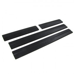 Nerezová ochrana prahu čierna pre Nissan Xtrail T31 07-14