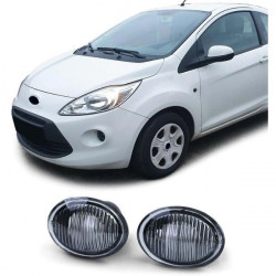 Tmavé smerovky (pár) pre . Fiat 500 od 07 Ford Ka Lancia Maserati