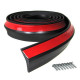 Body kit a vizuálne doplnky Predný spoiler lip Univerzálny flexibilný 2,5mx6,5cm čierna | race-shop.sk