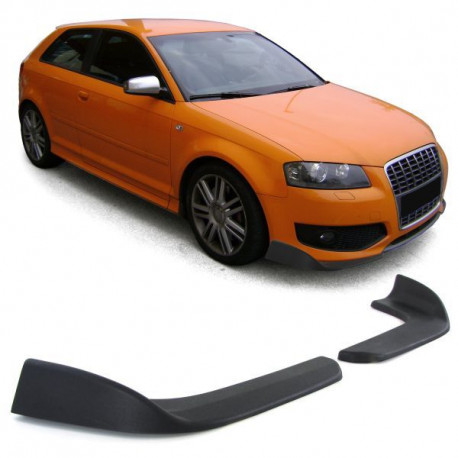 Body kit a vizuálne doplnky RACES univerzálny predný splitter (Cup 7), čierna | race-shop.sk