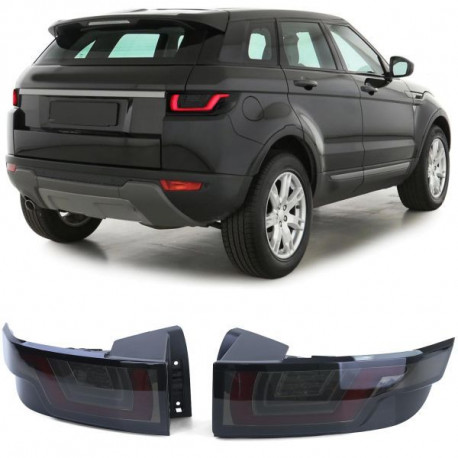 Osvetlenie Dynamické LED Zadné svetlá čierne tmavé pre Range Rover Evoque 11-15 | race-shop.sk