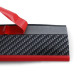 Body kit a vizuálne doplnky Predný spoiler lip Univerzálny flexibilný 2,5mx5cm carbon červená | race-shop.sk