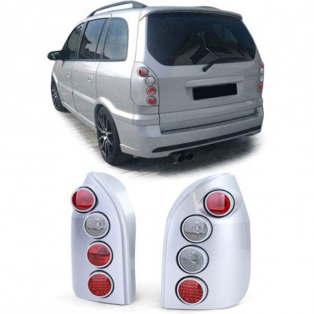 Osvetlenie Hella Číre zadné svetlá strieborné (pár) pre Opel Zafira A 99-05 | race-shop.sk