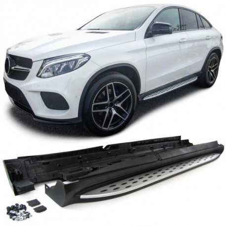Body kit a vizuálne doplnky Hliníkové nášľapy prahov OE style s ABE pre Mercedes GLE Coupe C292 od 15 | race-shop.sk