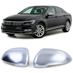 Kryty spätných zrkadiel strieborné matné pre VW Passat Limo Variant B8 3G od 14