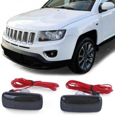 Osvetlenie LED bočná Smerovka čierna pre Jeep Patriot Compass 07-17 Commander | race-shop.sk