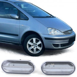 Bočné dynamické LED smerovky Číre pre Ford Focus C-Max Galaxy Skoda Citigo