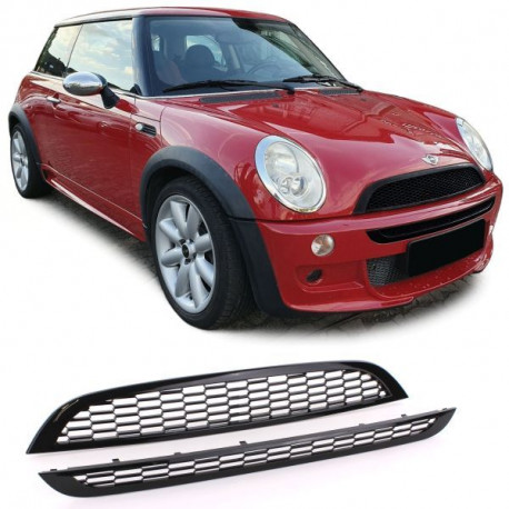 Body kit a vizuálne doplnky Maska chladiča (set) pre kapotu + nárazník pre Mini R50 R53 One Cooper 01-06 | race-shop.sk