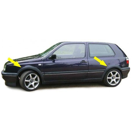 Body kit a vizuálne doplnky RACES rozširovacie lemy blatníkov pre VW Golf 3 91-97 | race-shop.sk