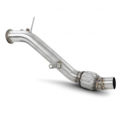 RACES downpipe bez katalyzátora pre BMW E81 E82 E87 E88 diesel
