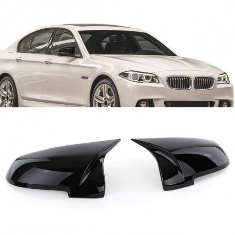 Spätné zrkadlá a kryty na spätné zrkadlá Kryty spätných zrkadiel sport čierna lesklá vhodné pre BMW F07 F10 F11 F18 | race-shop.sk