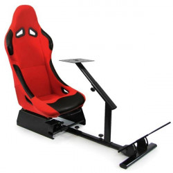 Play seat/ gaming konzola so sedačkou pre Playstation Xbox PC červená