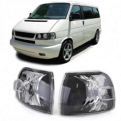 Osvetlenie Priesvitné smerovky čierna pre VW Bus T4 Multivan Caravelle od 96 | race-shop.sk