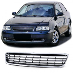 Maska chladiča sport bez loga chrom čierna matná pre Audi A3 8L Facelift 00-03