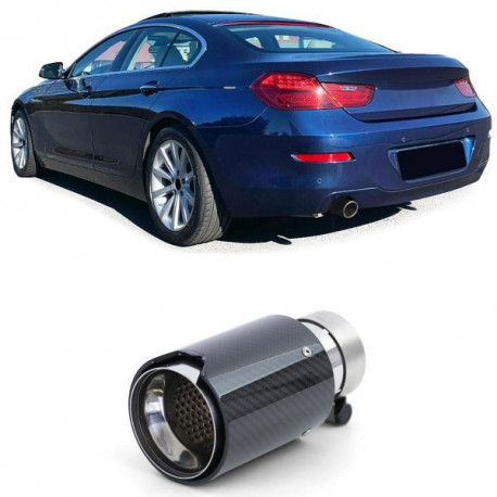 Univerzálne koncovky Koncovka výfuku sport carbon čierna pre BMW 6 Series F12 F13 od 11 | race-shop.sk