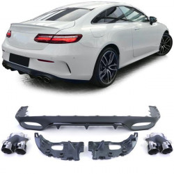 RACES zadný difúzor (Sport) pre Mercedes E Coupe C238 with AMG Line