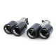 Univerzálne koncovky Carbon Dvojité koncovky výfuku 4 koncovky duplex vhodné pre BMW 5 Series F10 F11 6 Series F12 F13 | race-shop.sk