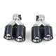 Univerzálne koncovky Carbon Dvojité koncovky výfuku 4 koncovky duplex vhodné pre BMW 5 Series F10 F11 6 Series F12 F13 | race-shop.sk