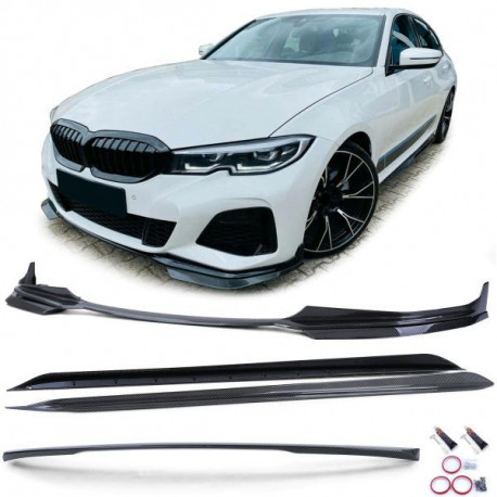 Body kit a vizuálne doplnky Bodykit predného a zadného nárazníka, prahy carbon pre BMW 3 series G20 sedan | race-shop.sk
