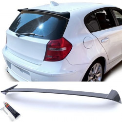 Zadný strešný spojler čierny lesklý pre BMW 1 Series E81 E87 04-12