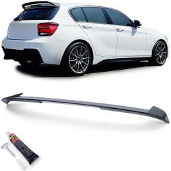 Strešný Zadný lip spojler čierny lesklý pre BMW 1 Series F20 F21 pre-facelift 11-15