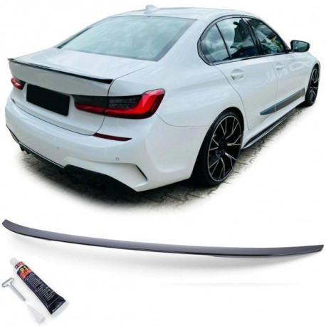 Body kit a vizuálne doplnky Zadný lip spojler sport čierny lesklý s ABE pre BMW 3 series G20 sedan od 18 | race-shop.sk