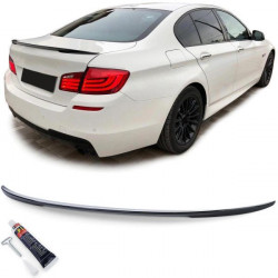 Zadný lip spojler sport čierny lesklý s ABE pre BMW 5 Series F10 F18 10-16