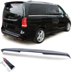 Sport Strešný Zadný spoiler čierny lesklý s ABE pre Mercedes V Vito W447 W448 od 14