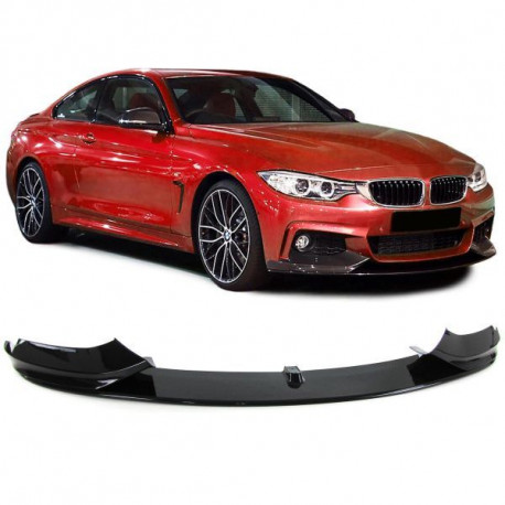 Body kit a vizuálne doplnky Sport Spojler lip predného nárazníka čierny lesklý pre BMW 4 Series F32 Coupe | race-shop.sk