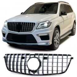 Maska chladiča čierna lesklá chrom pre Mercedes GL X166 12-15