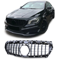 Sport Maska chladiča lesklá čierna pre Mercedes CLA C117 pre-facelift 13-16