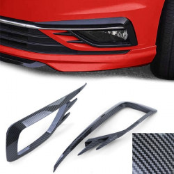 Rámik mriežky hmlového svetla GTI carbon lesklá pre VW Golf 7 17-20