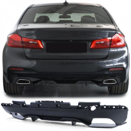 Body kit a vizuálne doplnky Zadný difúzior performance čierny matný pre BMW 5 Series G30 G38 | race-shop.sk