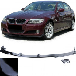 Spojler lip predného nárazníka čierny lesklý pre BMW 3 Series E90 E91 08-13