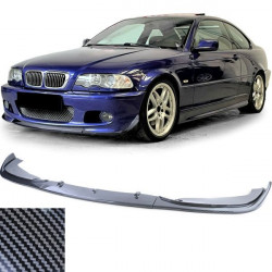 Spojler lip predného nárazníka carbon pre BMW E46 Coupe/ cabrio