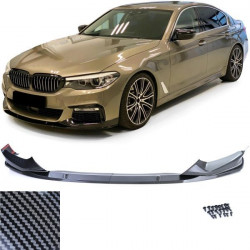 RACES predný splitter pre BMW 5 series G30 G31 from 16, carbon-look, karbón