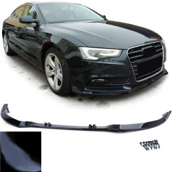 Spojler lip predného nárazníka performance čierna lesklá pre Audi A5 8T 8F 11-17