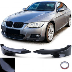 RACES predný splitter pre BMW 3 Series E92 E93 10-13, lesklá čierna