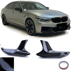 Splittre predného nárazníka čierna lesklé pre BMW M5 F90 16-20