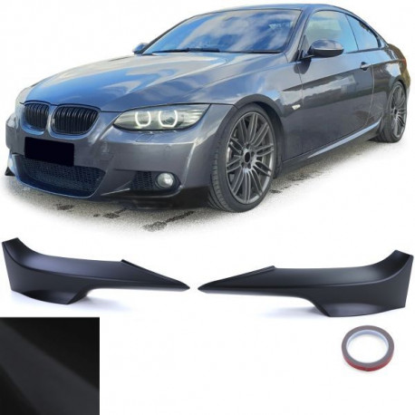 Body kit a vizuálne doplnky Splittre predného nárazníka čierny matný pre BMW 3 Series E92 E93 06-10 | race-shop.sk
