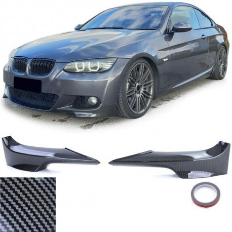 Body kit a vizuálne doplnky Splittre predného nárazníka carbon vhodné pre BMW 3 series E92 E93 06-10 | race-shop.sk