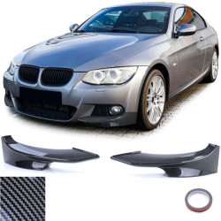 RACES predný splitter pre BMW 3 Series E92 E93 10-13, carbon-look, karbón