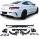 Body kit a vizuálne doplnky Zadný difúzor s koncovkami výfuku čierna pre Mercedes C205 Coupe ab18 | race-shop.sk