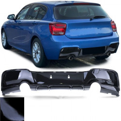 Zadný performance difúzor čierny lesklý pre BMW 1 Series F20 F21 10-15
