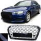 Body kit a vizuálne doplnky Maska chladiča sport bez loga čierna lesklá pre Audi A4 B9 8W 15-19 | race-shop.sk