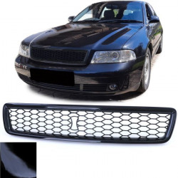 Maska chladiča bez loga lesklá čierna pre Audi A4 B5 Sedan Avant 94-01